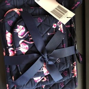 Vera Bradley Flirty Flamingo Cosmetic Trio